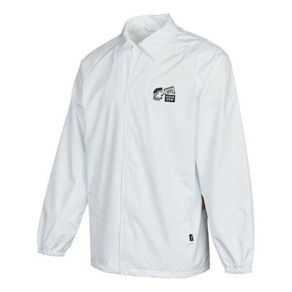 

Куртка ap tell a frd coach jacket 'white black' Vans, белый