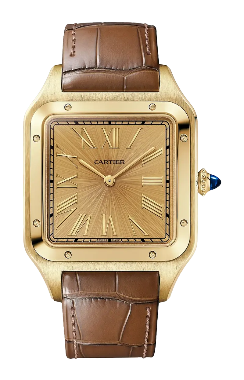 

Santos-dumont модель экстра-большая, желтое золото, механический завод - лимитированная серия - wgsa0111 CARTIER