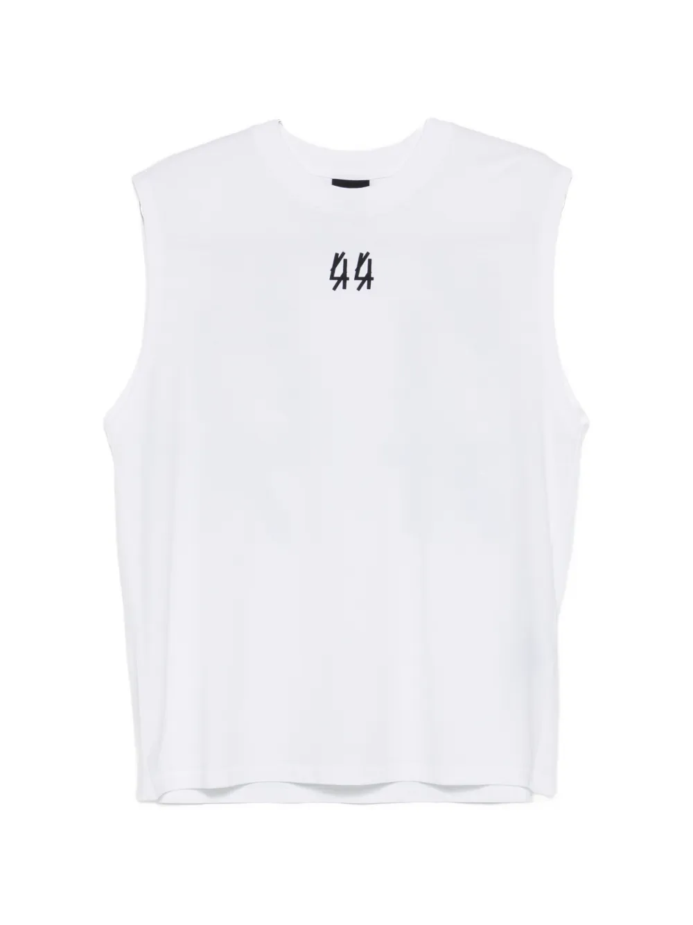 

Жилет без рукавов с круглым вырезом 44 Label Group, белый