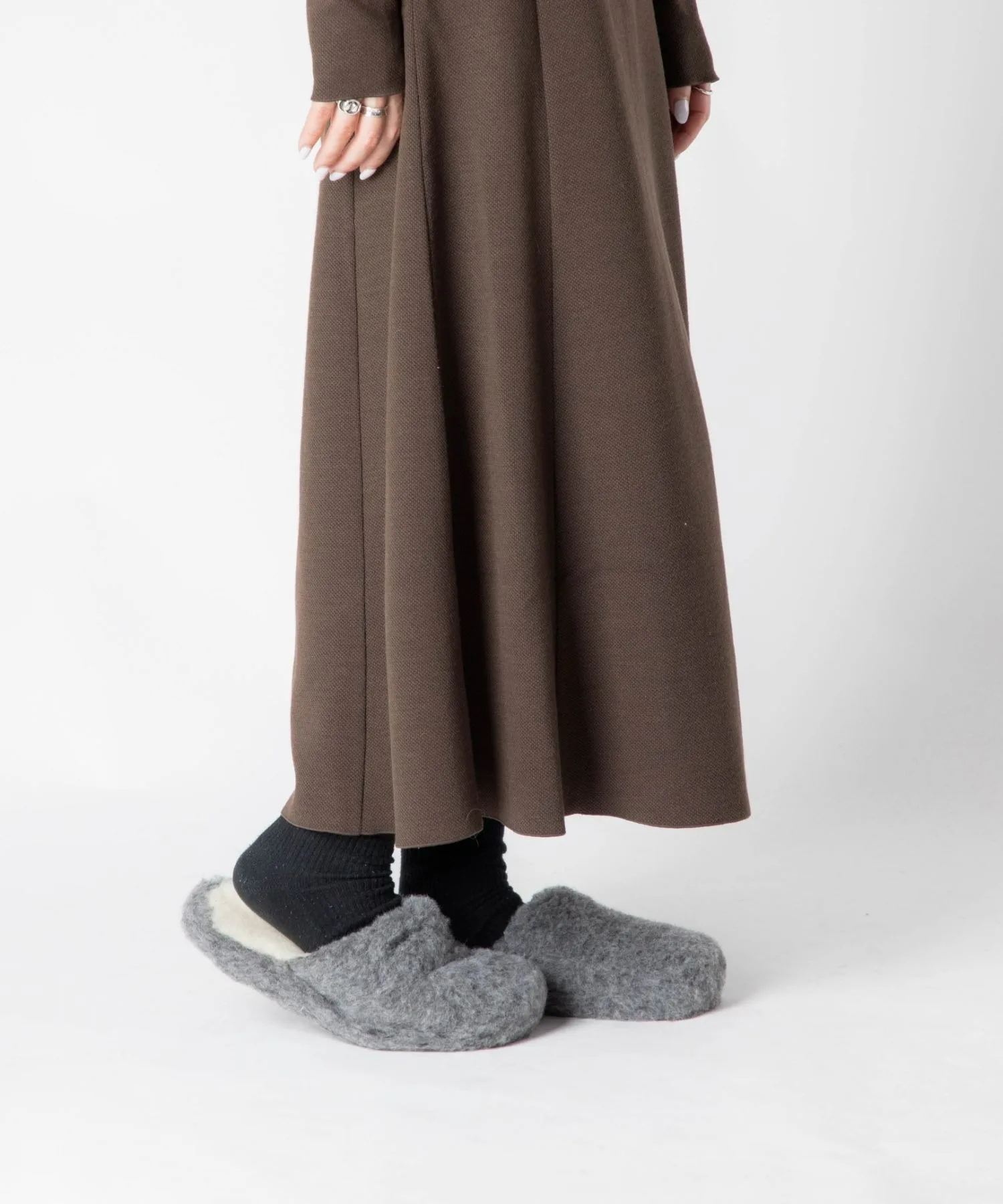 Утепленные тапочки Coldbreaker BASIC SLIPPERS NO HEEL коричневые — фото 4