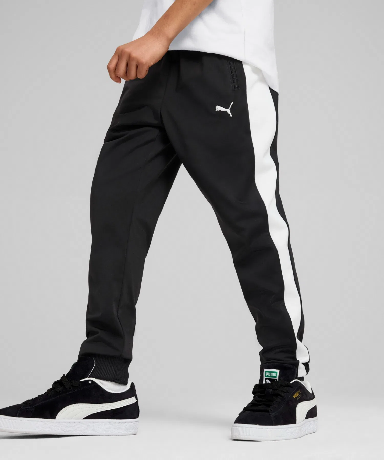 Детские спортивные штаны PUMA T7 AL чёрные