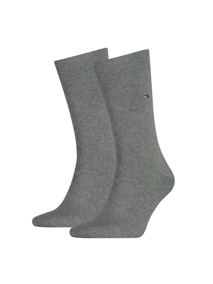 

Носки Tommy Hilfiger TH Men SOCK CLASSIC 2P, цвет 758 - middle grey mélange