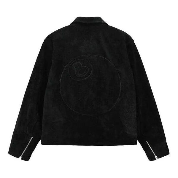 

Куртка 8 ball suede bing jacket 'black' Stussy, черный