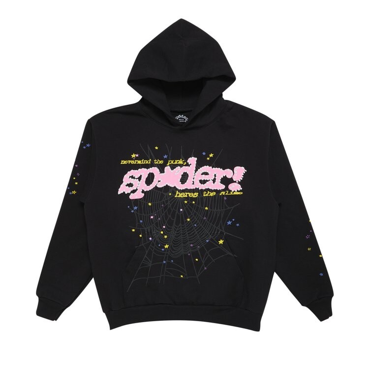 

Худи Sp5der P*nk V2 'Black', черный
