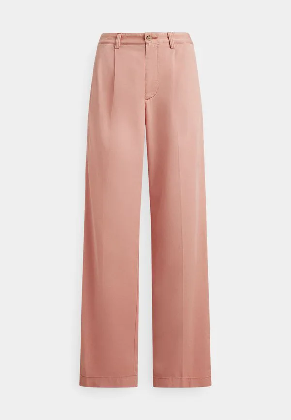 Свободные плиссированные брюки-чиносы Polo Ralph Lauren, Mauve — фото 4