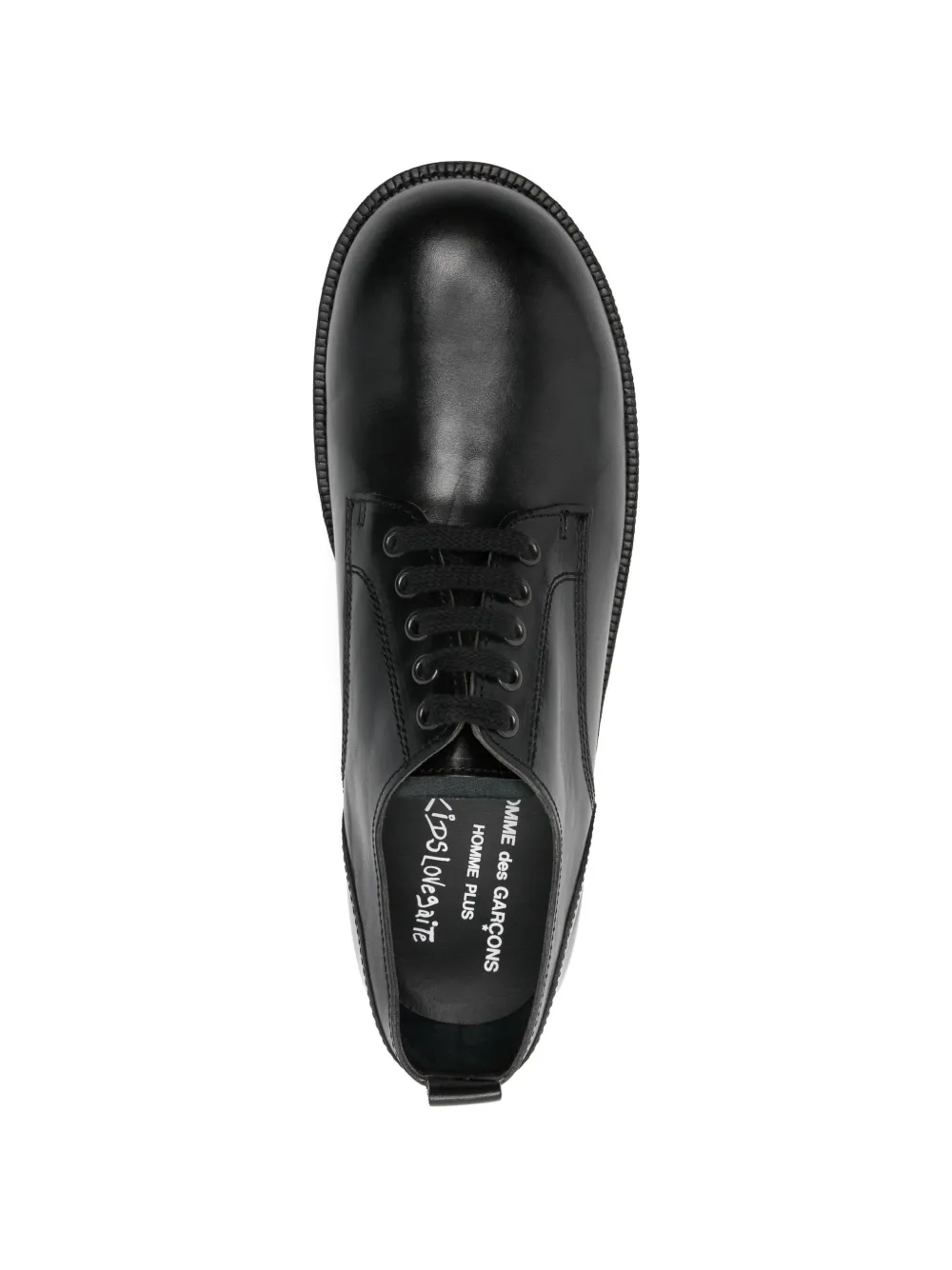 Дерби на шнуровке X Kids Love Gaite Comme Des Garcons Homme Plus, черный — фото 4