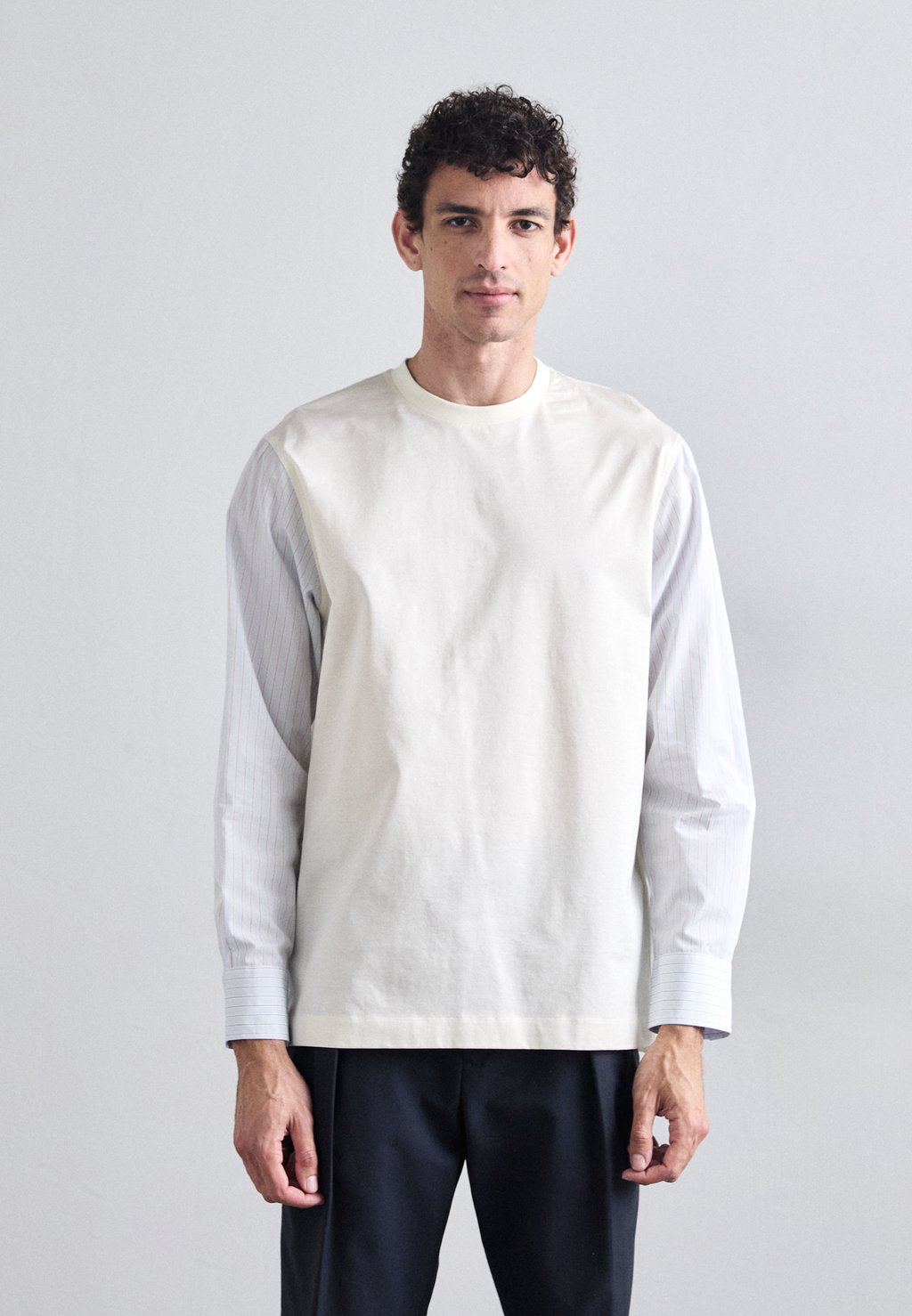 

Футболка с длинным рукавом CONTRAST SLEEVE Paul Smith, белый