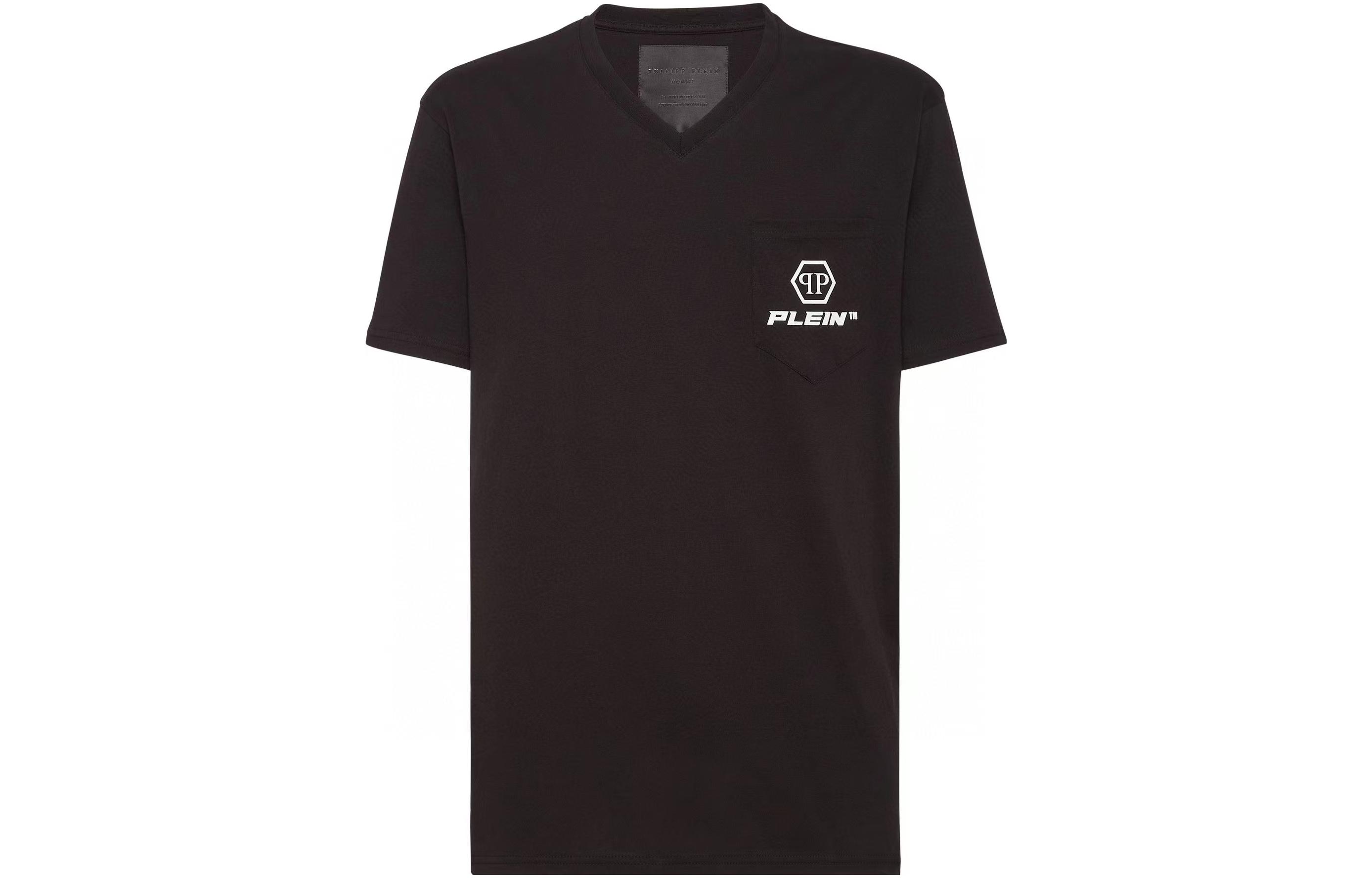

Футболка с коротким рукавом и принтом логотипа PHILIPP PLEIN, черный