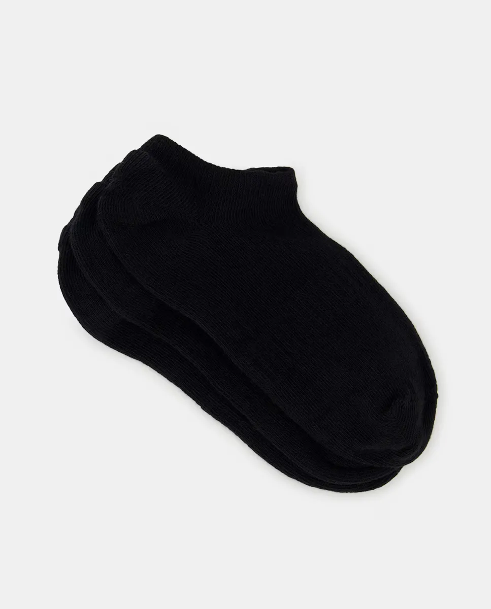 

Набор из трех пинки однотонного цвета Cotton Juice, черный