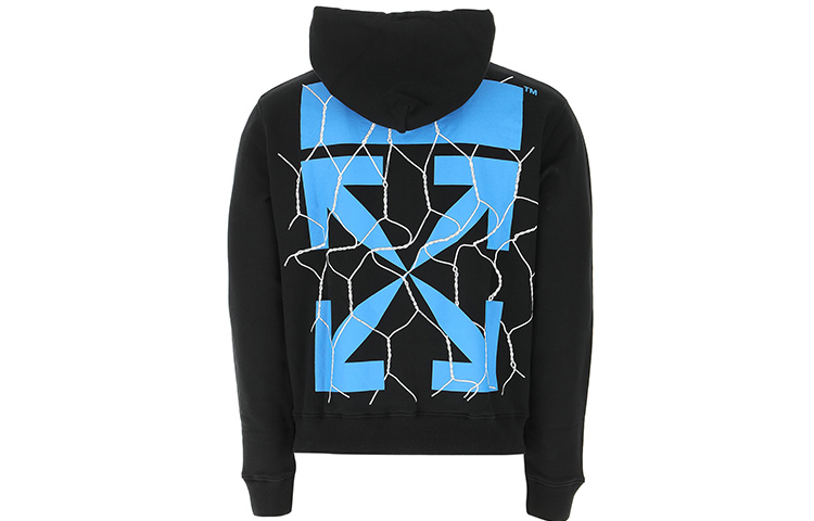 

OFF WHITE Футболка с капюшоном Fence Arrow OFF-WHITE, Черный