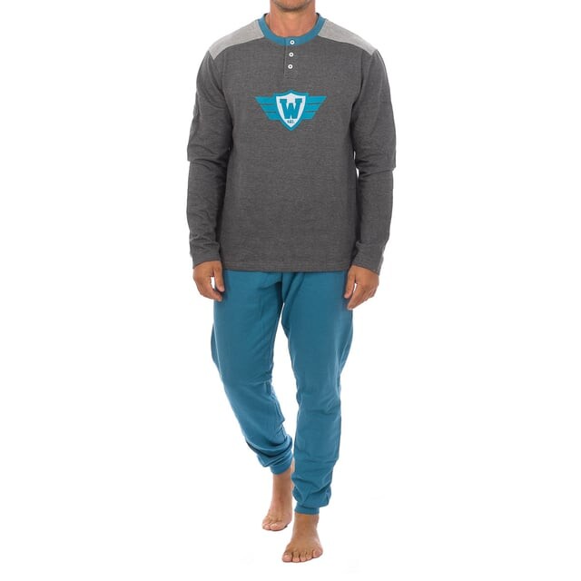 

Мужская пижама с длинными рукавами Shield kl130150 Kisses And Love, мультиколор