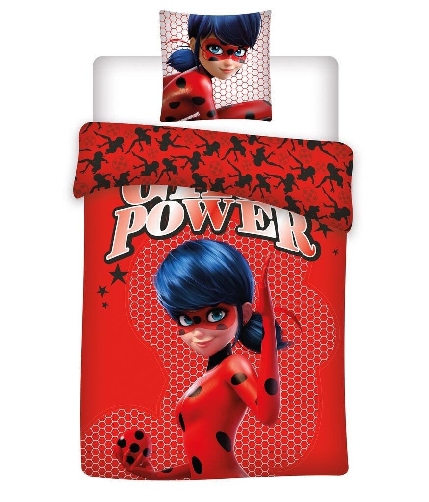 

Чудесное двустороннее постельное белье 135х200 80х80 см Lady Bug Girl Power - хлопок Herding