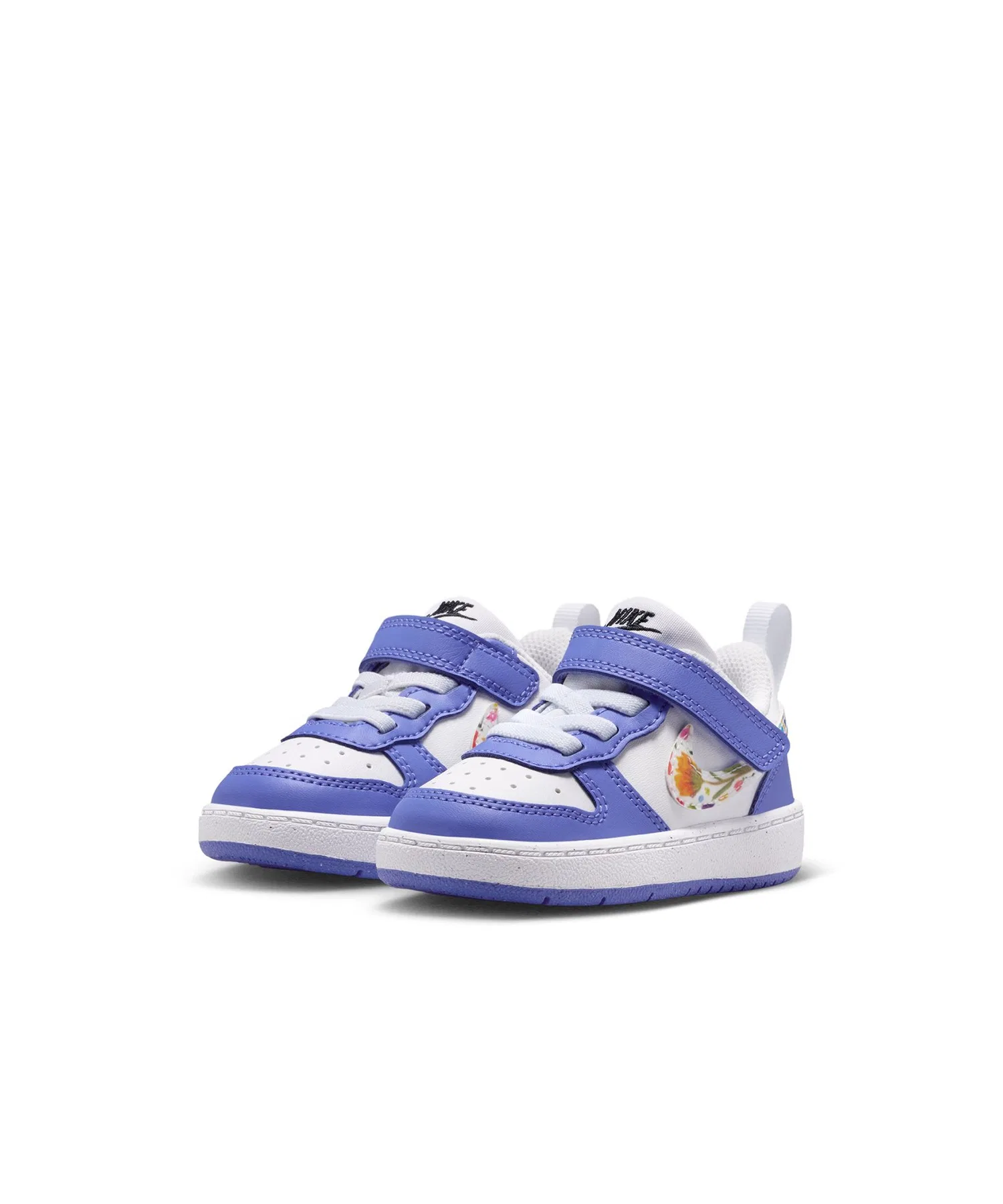 Детские кроссовки NIKE Court Borough Low FL сине-белые