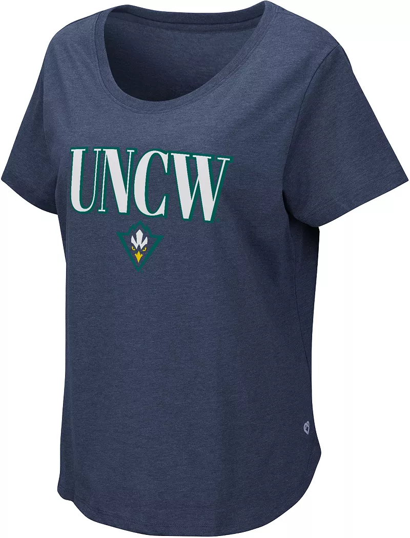 

Женская темно-синяя футболка Colosseum UNC-Wilmington Seahawks
