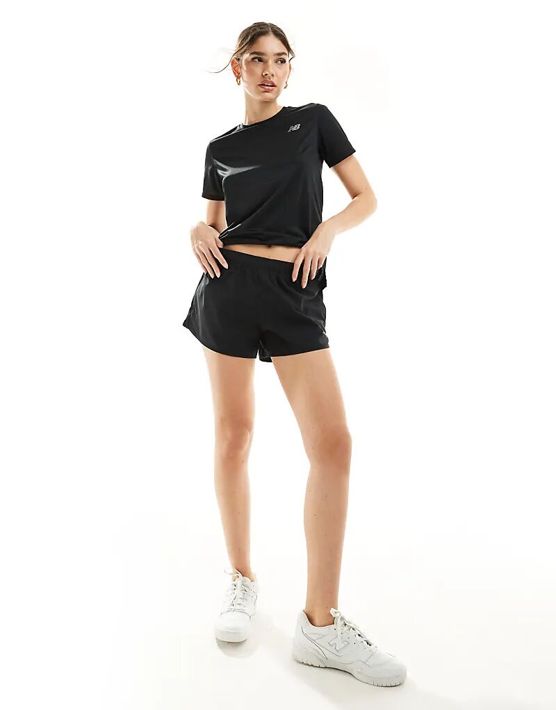

Шорты Performance 3 дюйма черного цвета New Balance
