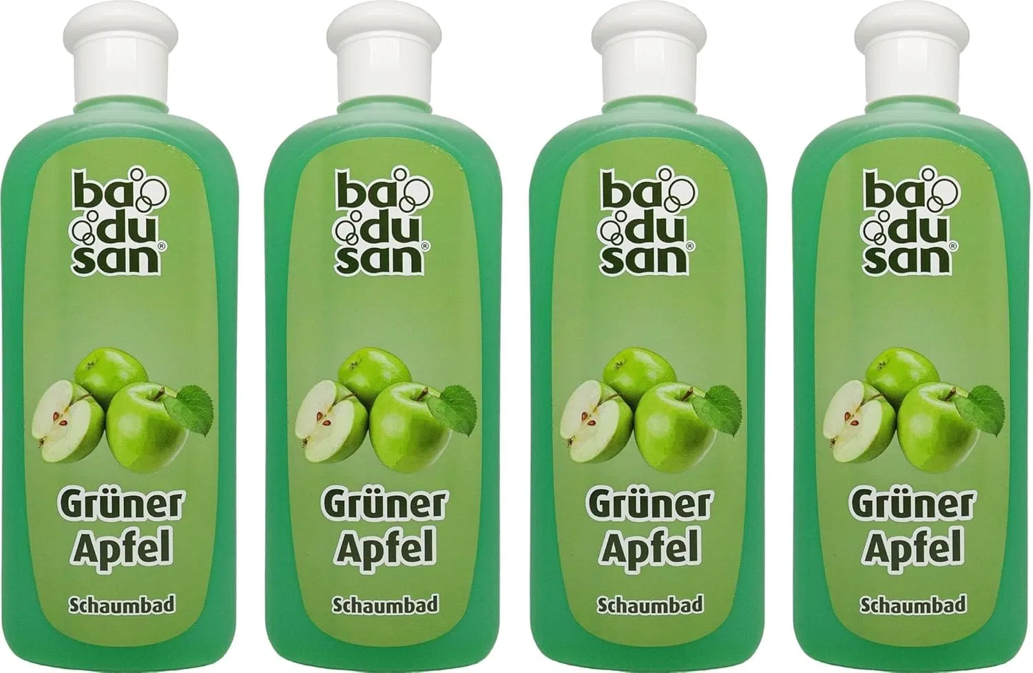 Набор пены для ванны «Green Apple» от Badusan, 4 x 500 мл Ba Du San
