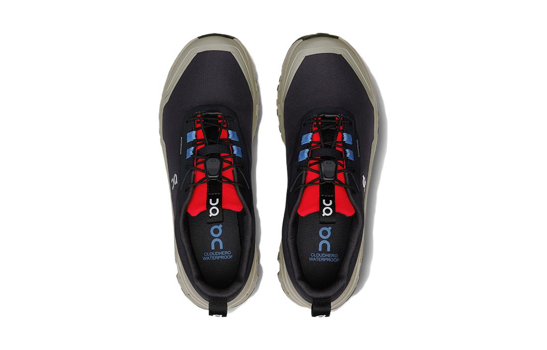 On Водонепроницаемые детские кроссовки Cloudhero Cushi ing Low top для активного отдыха Black Gray — фото 4