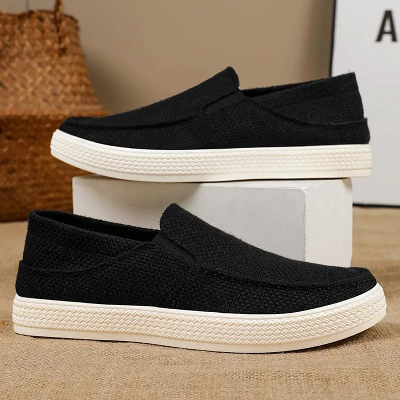 Лоферы с поддержкой свода стопы Mens Slip on Shoes, Black Hhhchpm — фото 2