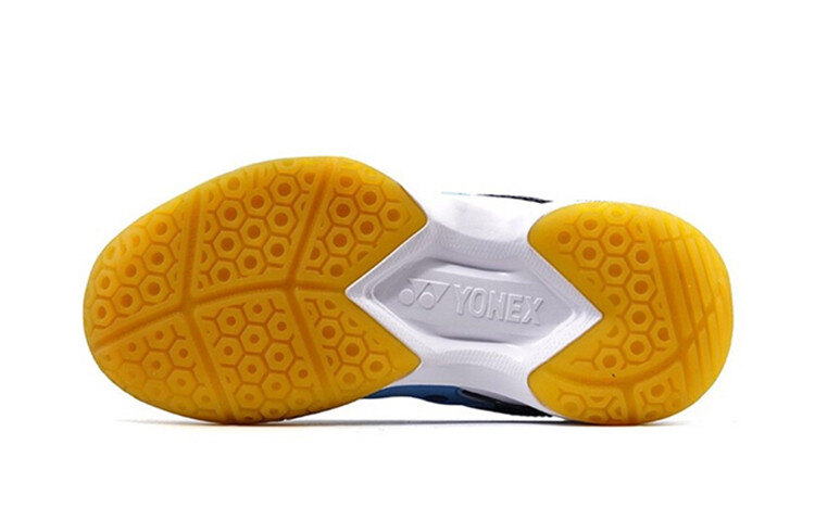 Кроссовки детские Power Cushion Kids Low-top светло-голубые Yonex — фото 4