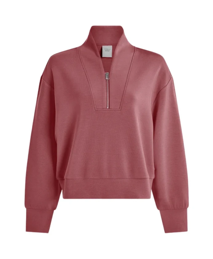 

Рубашка с изображением дикого ревеня, вискозы, полиэстера и эластана. Varley, розовый