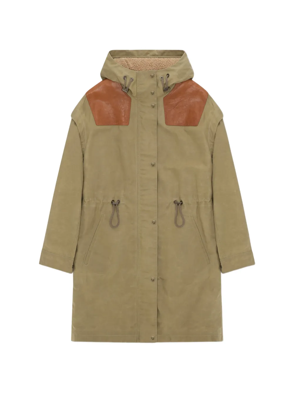 

Парка Faith с кожаными вставками Fortela, бежевый