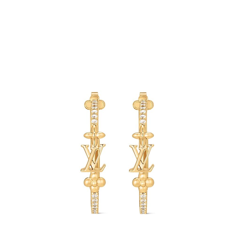 

LV Знаковые серьги Louis Vuitton, золотой