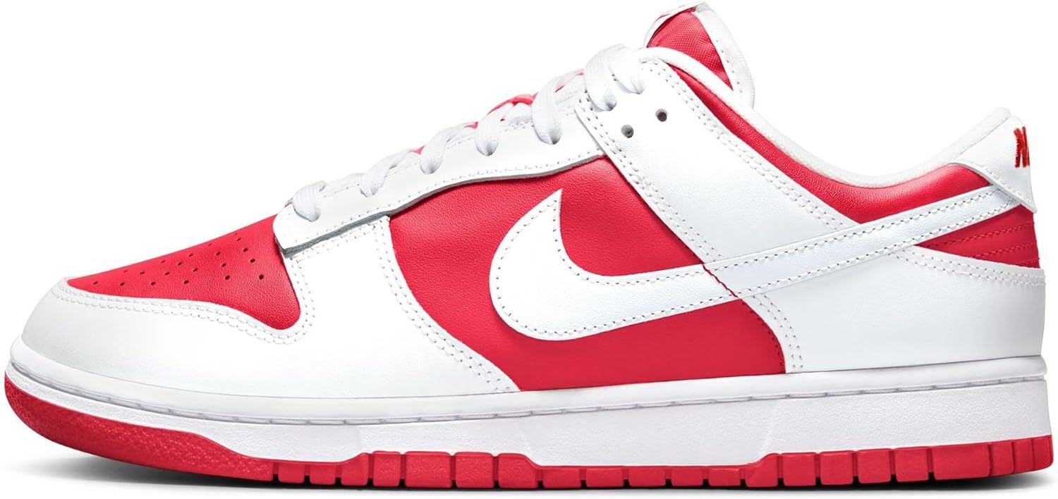 

Мужские кроссовки Nike Dunk Low Retro, белый/красный