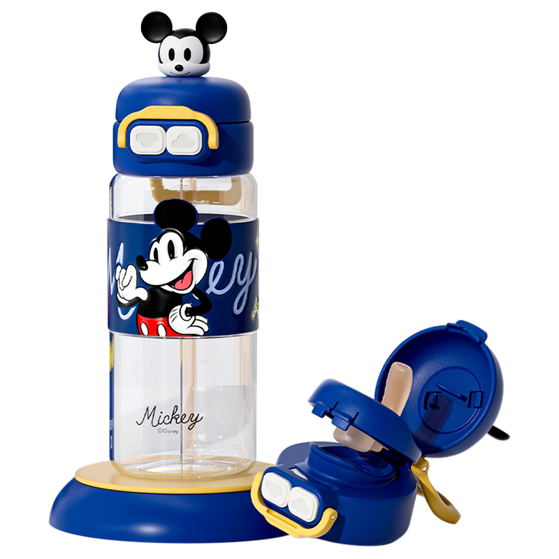Пластиковые стаканы для воды Mickey Mouse Judy Rabbit Stitch 600ML Disney, Stitch Double Cup — фото 2