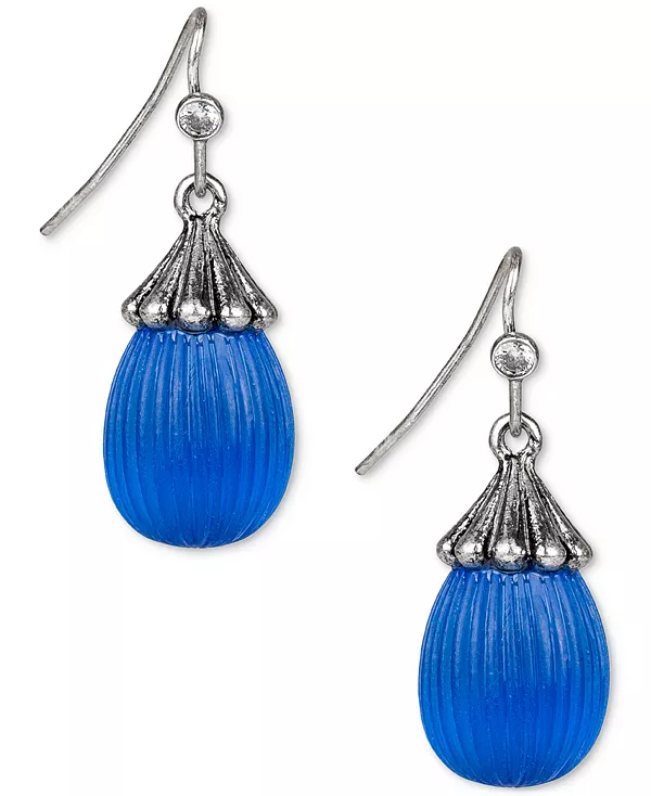 

Серьги-Подвески с паве из золота и цветными бусинами Patricia Nash, burnished