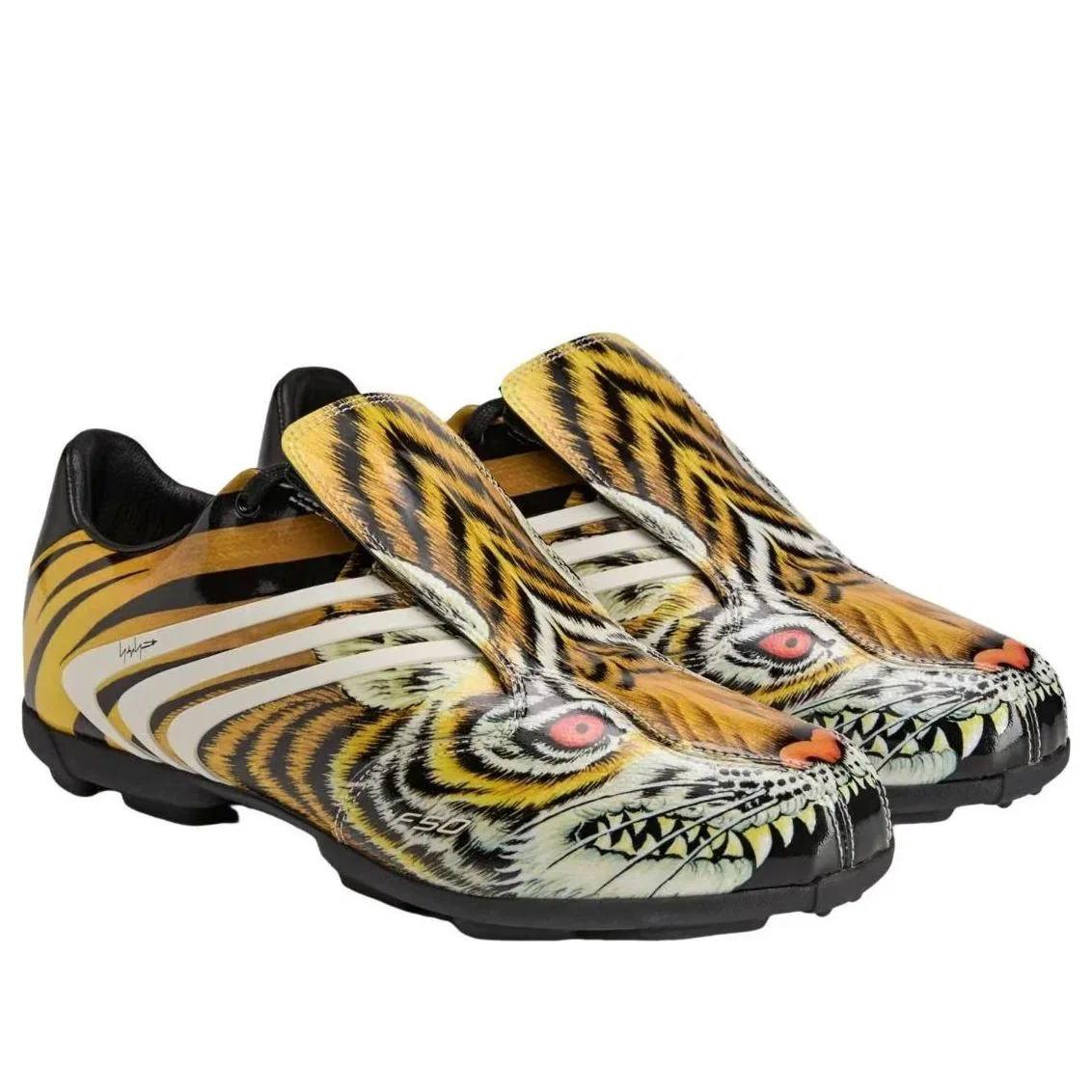 Кроссовки Adidas Y-3 F50 Tunit Beast Pack 'Gold Tiger' KK3652, серый — фото 2