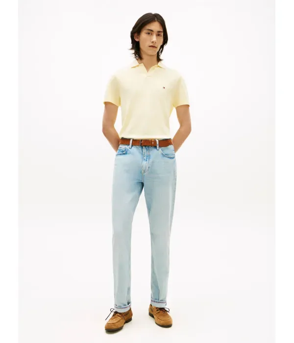 Полюс regular fit Tommy Hilfiger, желтый — фото 2