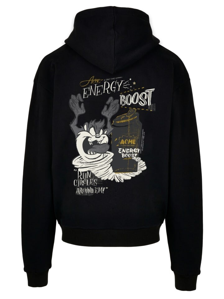 

Пуловер F4NT4STIC Ultra Heavy Hoodie Looney Tunes Taz Energy Boost, черный