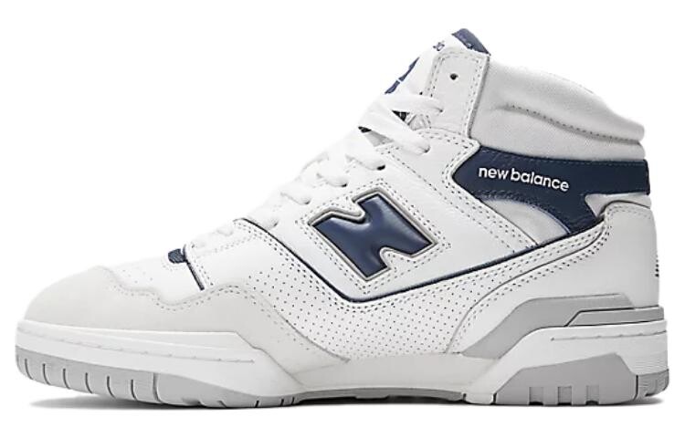 New Balance NB 650 Vintage Баскетбольные кроссовки унисекс, Белый/Синий