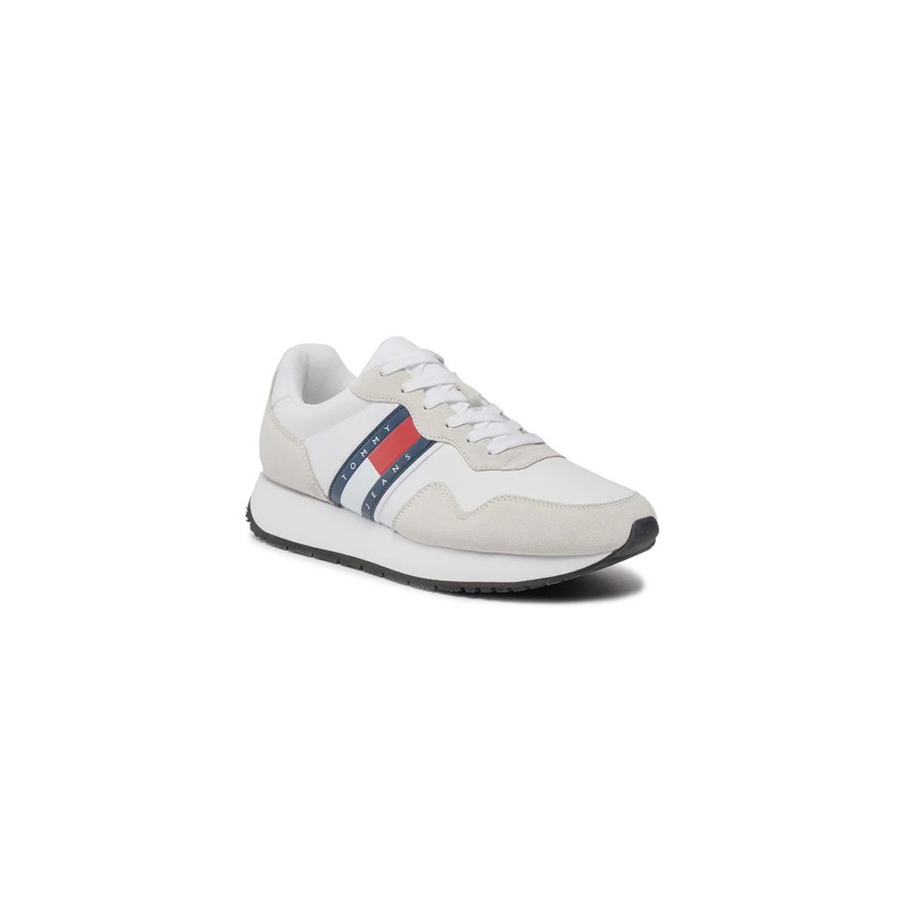

Белые замшевые кроссовки Tommy Jeans