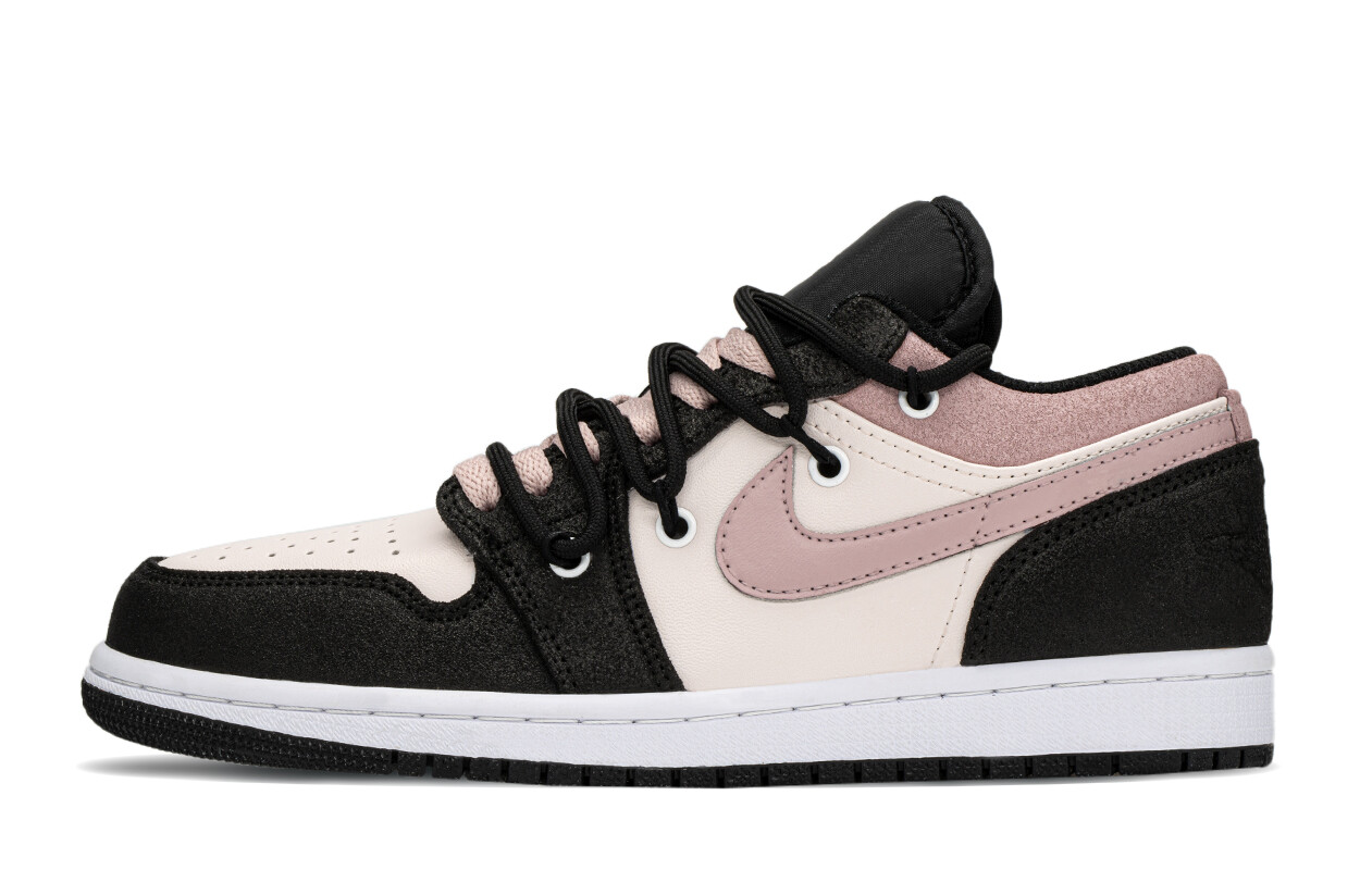 

Jordan Air Jordan 1 винтажные баскетбольные кроссовки женские, Black/Pink