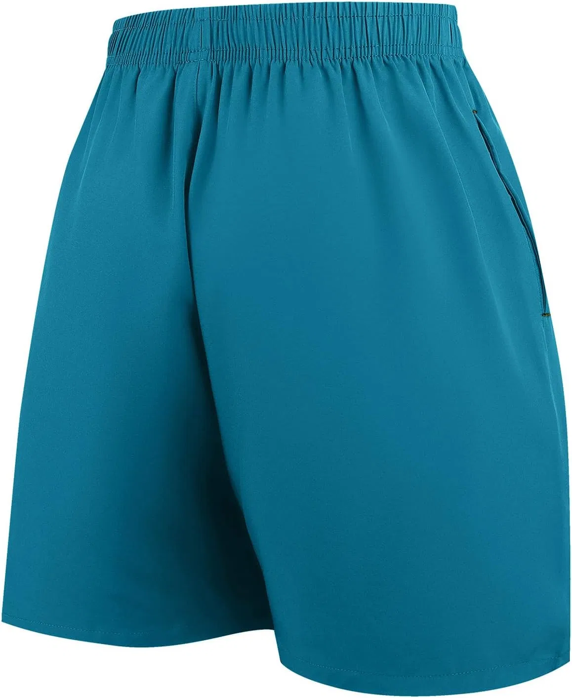 Шорты для бега мужские на молнии, дышащие, с карманами, S009- Sky Blue — фото 3