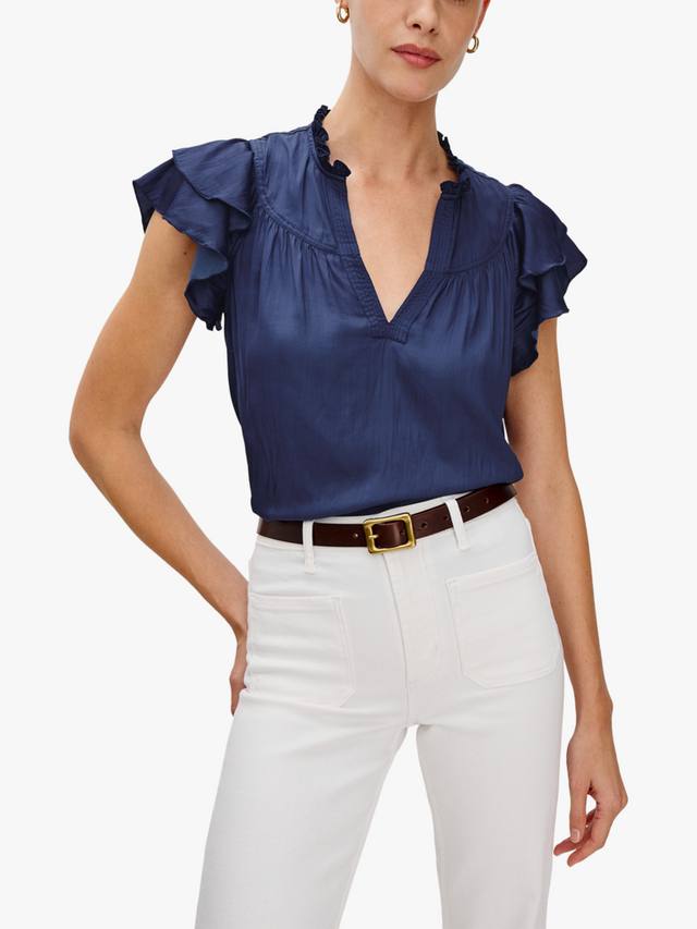 

Блузка Calista с V-образным вырезом Rails, Blue