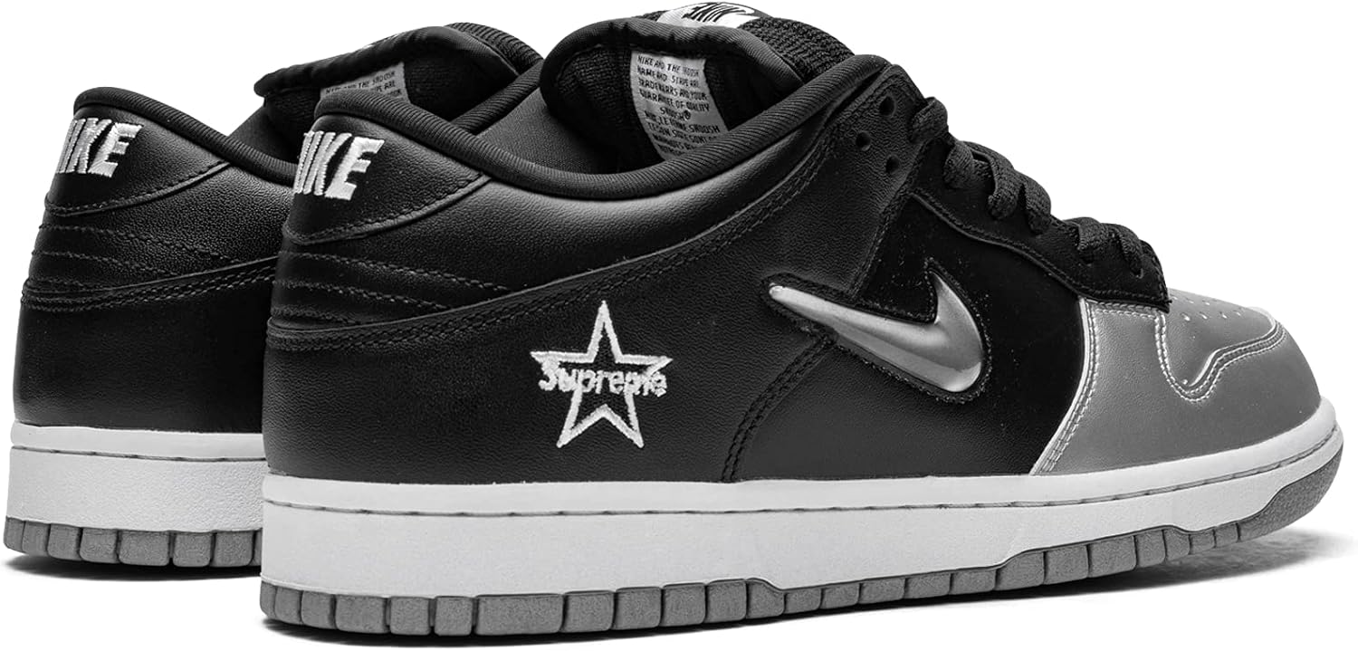 Мужские кроссовки Nike SB Dunk Low OG QS Supreme CK3480, серебро — фото 3