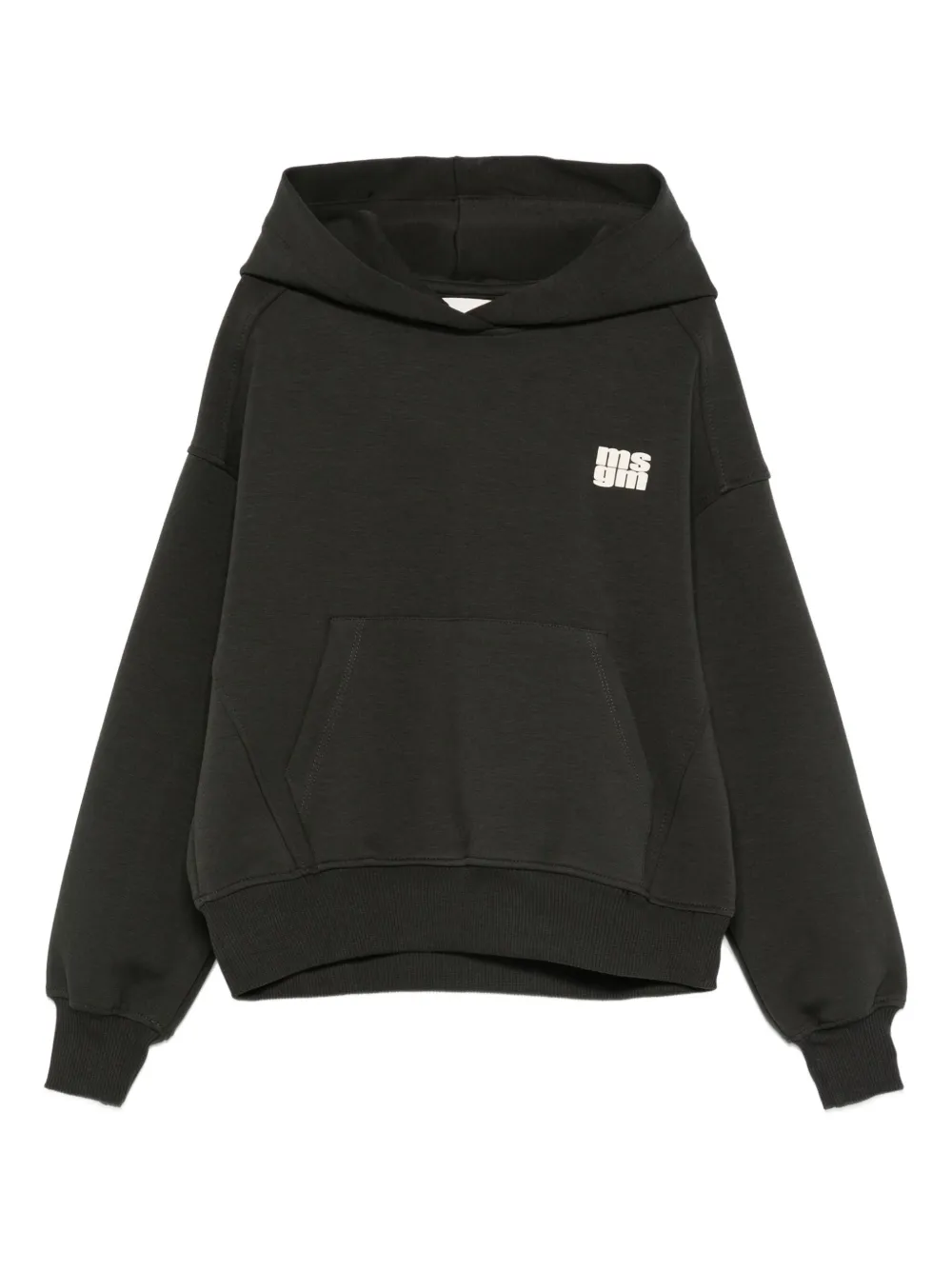 

Худи с логотипом Msgm Kids, черный