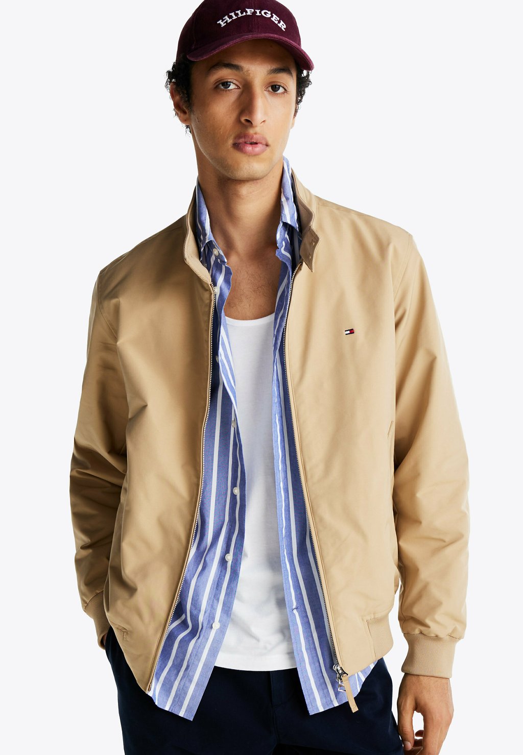 

Демисезонная куртка HARRINGTON Tommy Hilfiger, светло-коричневый