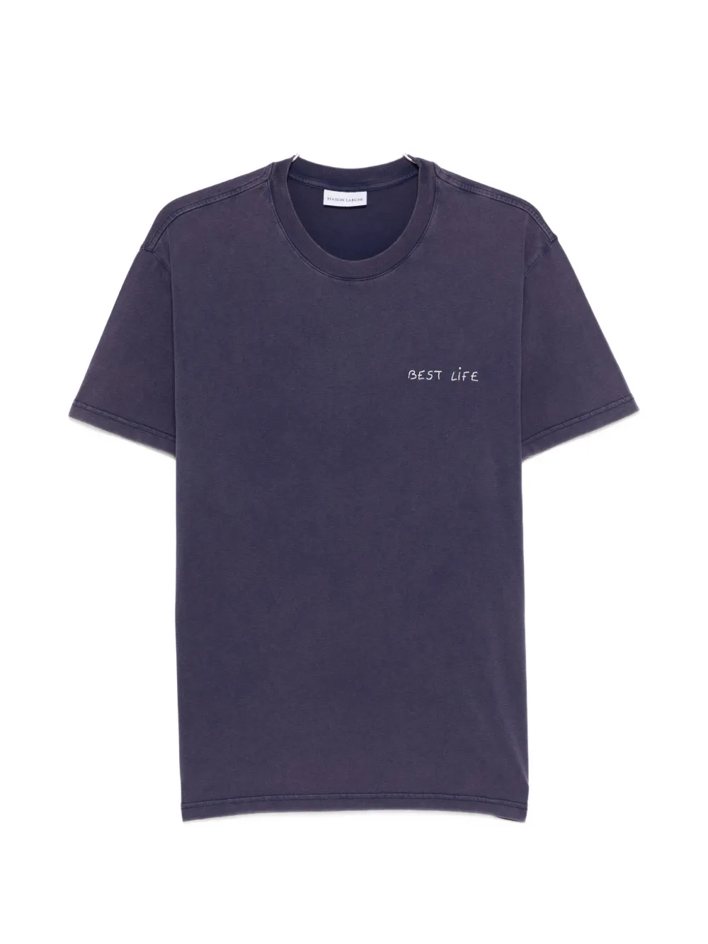 

Футболка Popincourt с вышивкой Maison Labiche, синий