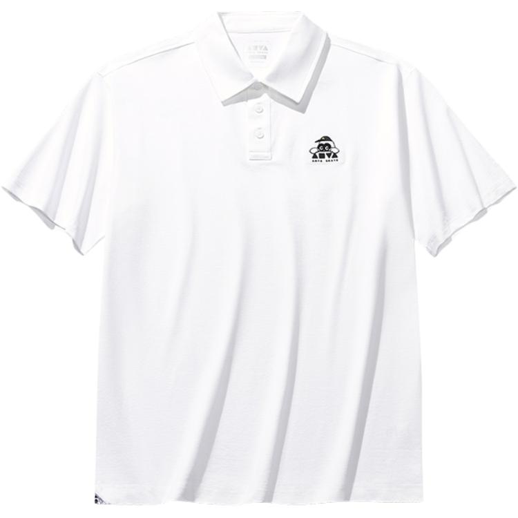 

ANTA Футболка поло unisex snowflake white