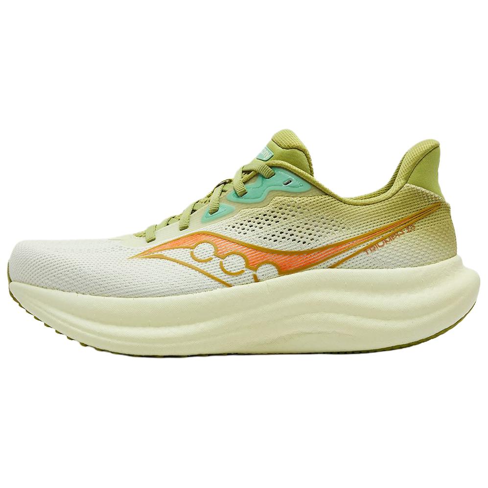 

Saucony Кроссовки Triumph Victory 23 с амортизацией, дышащими и эластичными низкими кроссовками, зеленые, мужские