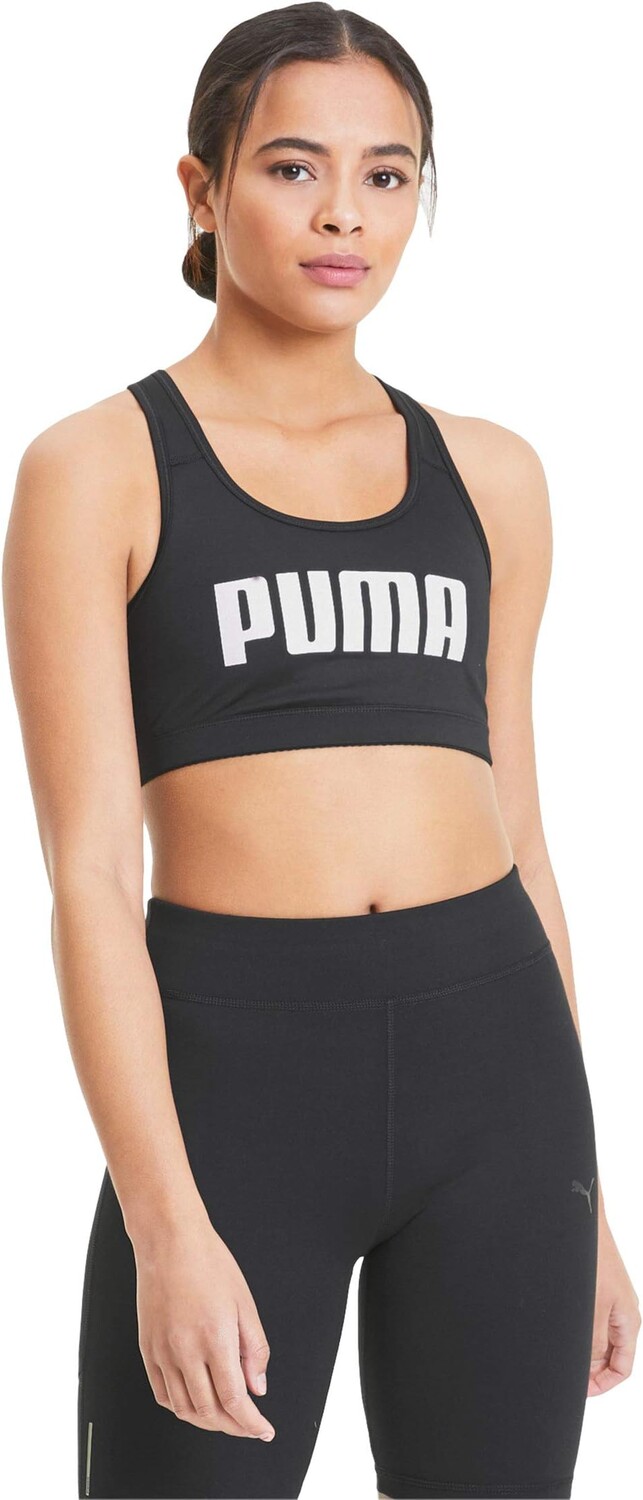 

Бюстгальтер PUMA 4Keeps Bra PM, цвет Puma Black/Puma White PUMA