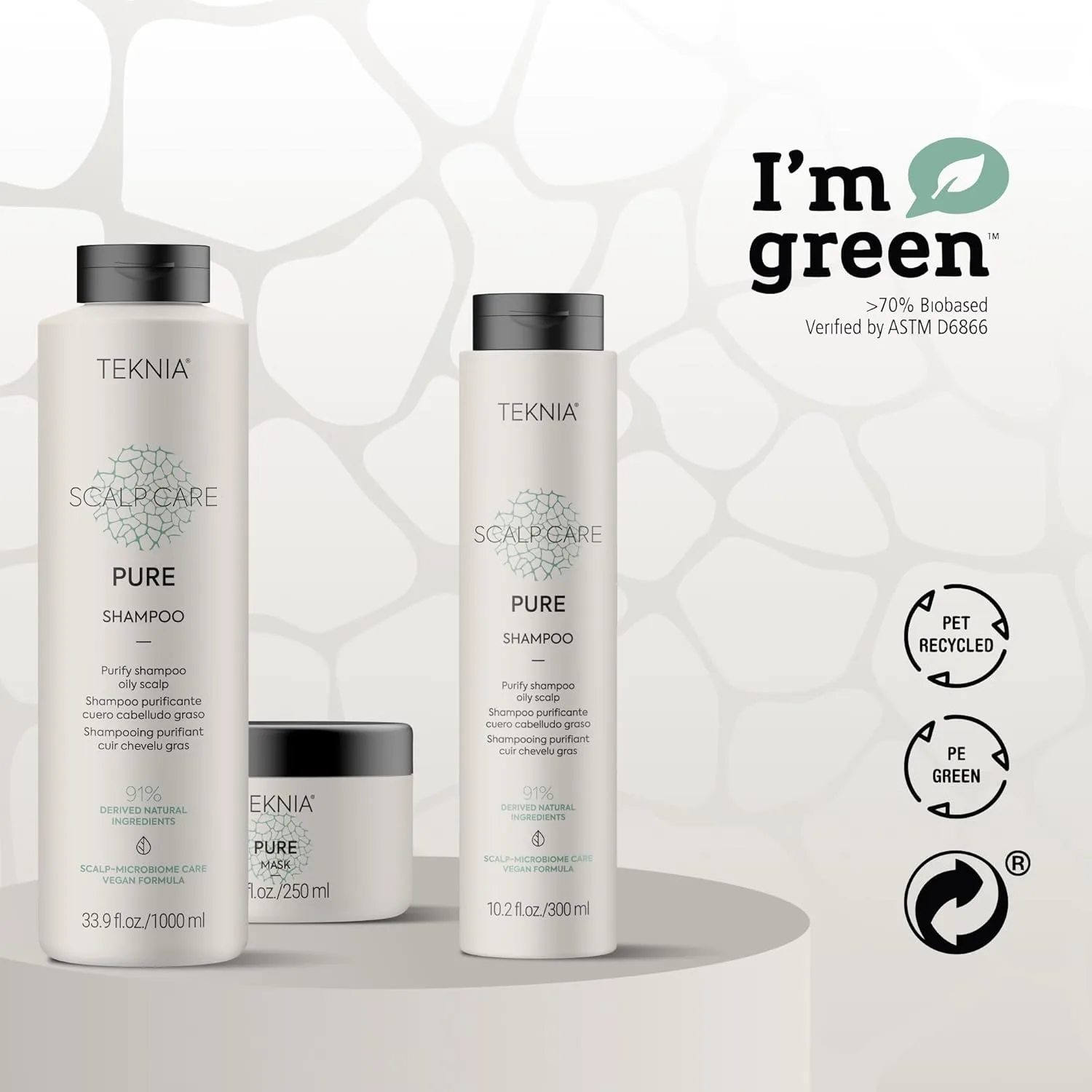 Lakmé Teknia Scalp Care Pure Purifying Shampoo, шампунь для жирной кожи головы, 33,8 жидких унций 1000 мл — фото 4