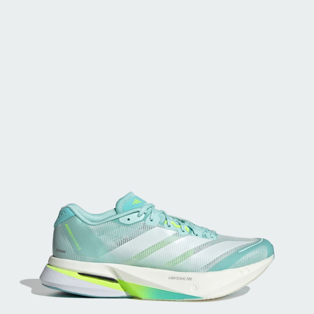 Кроссовки Adidas Adizero Boston 13 Shoes, цвет Semi Flash Aqua/Zero Metalic/Lucid Lemon
