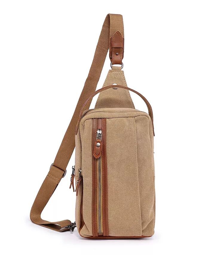 

Сумка-слинг Madrone Convertible Canvas TSD BRAND, коричневый/бежевый