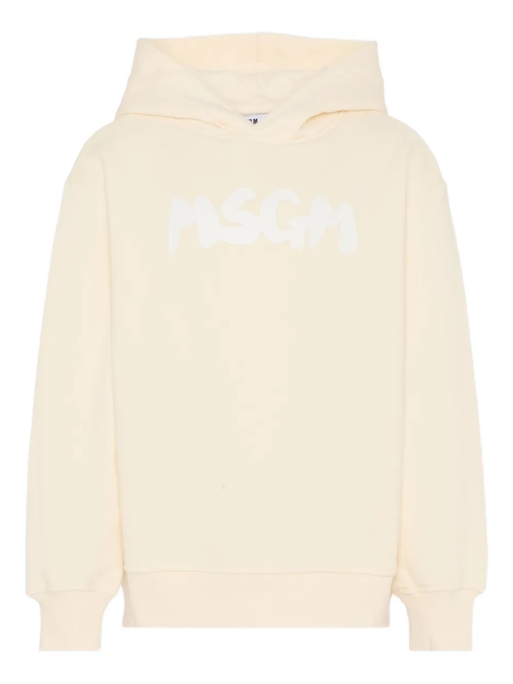 Худи с логотипом Msgm Kids, слоновая кость