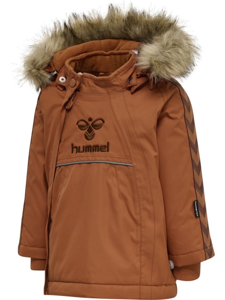 

Детская зимняя куртка коричневого цвета Hummel