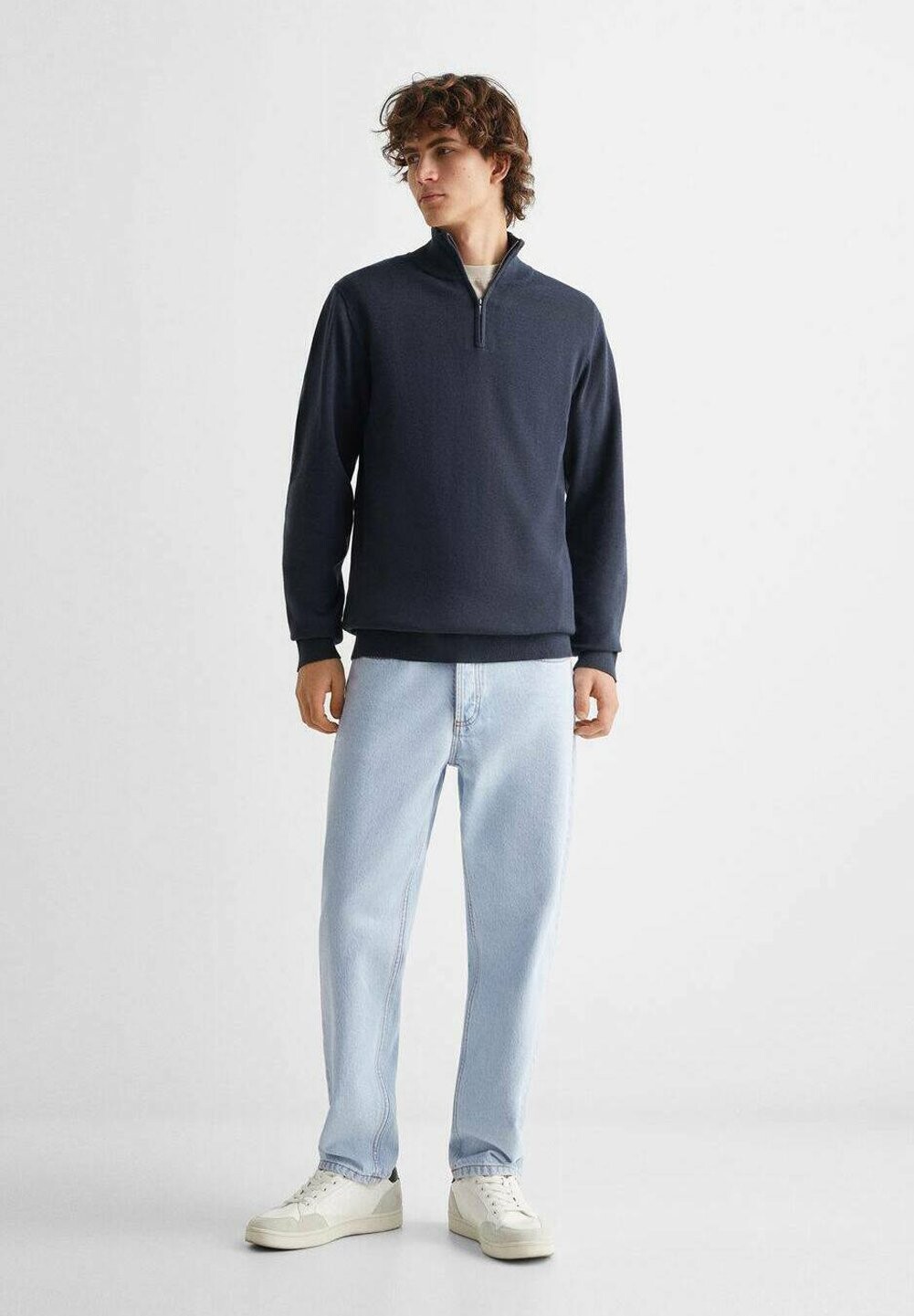

Прямые джинсы Mango Kids, цвет light blue